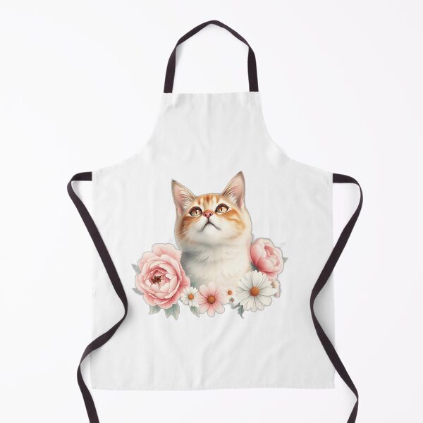 Item preview, Atomic Cat with Vintage Flowers designed and sold by sharon1210.