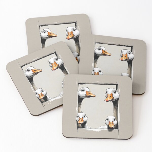 Item preview, Curiousl Geese, Abstract Painting designed and sold by Tootley.