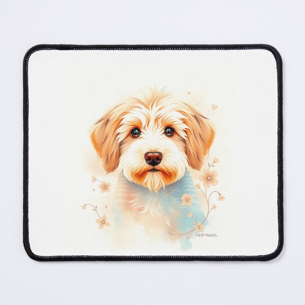 Item preview, Aussie Doodle Watercolor Portrait designed and sold by sharon1210.
