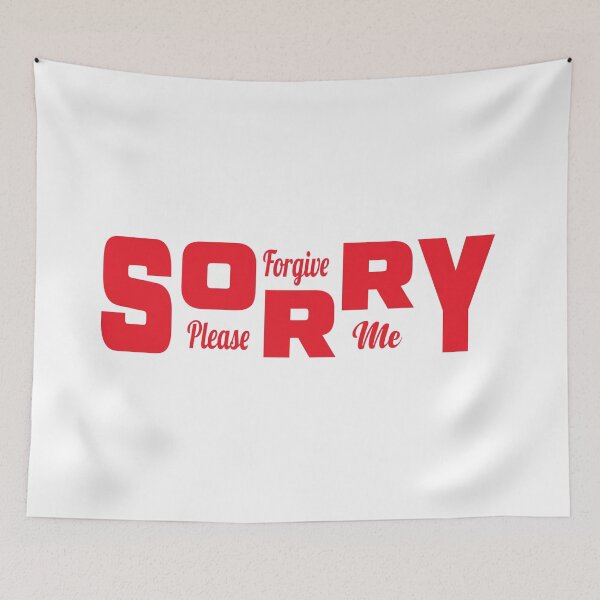 Item preview, Sorry please forgive me designed and sold by AsifDesignCreativeStudio.