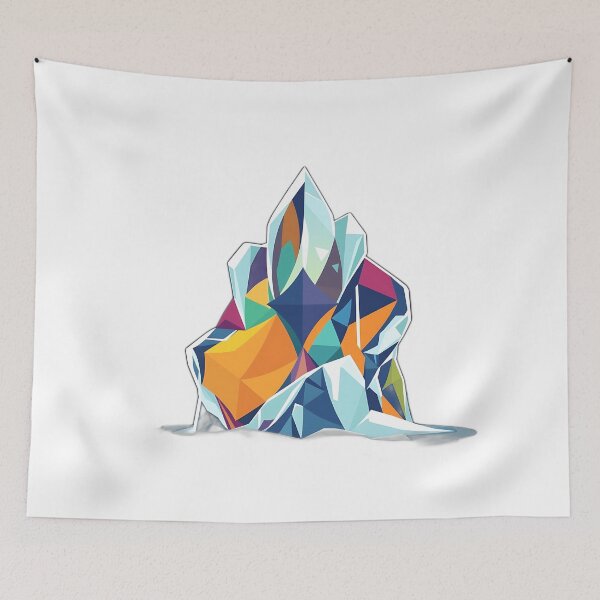 Item preview, Abstract Ice Sculpture in Geometric Style designed and sold by sharon1210.