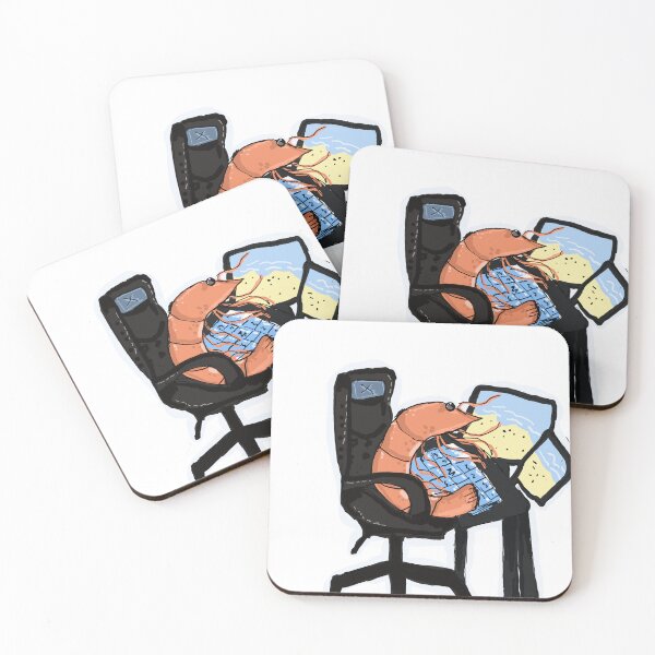 Item preview, Shrimp in gaming chair xx designed and sold by MysticRacoon6.