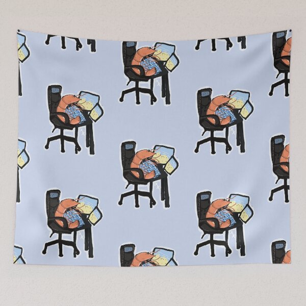 Item preview, Shrimp in gaming chair xx designed and sold by MysticRacoon6.