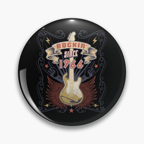 Item preview,  Rockin' Since 1966 Rock Music Lover designed and sold by Malisha-Store.