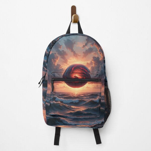 Item preview, Mystic Sunset Sphere Over the Ocean designed and sold by PixelVibe782.