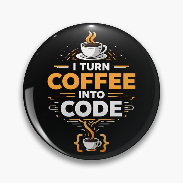 Artikelvorschau, Ich verwandle Kaffee in Code entworfen und verkauft von Plot Twist Outfitters.