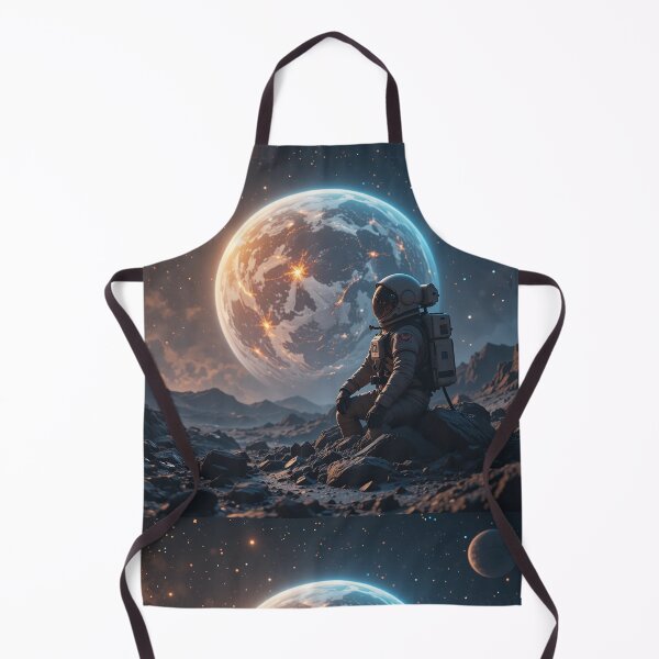 Item preview, Astronaut Watching Earth in Silence designed and sold by PixelVibe782.