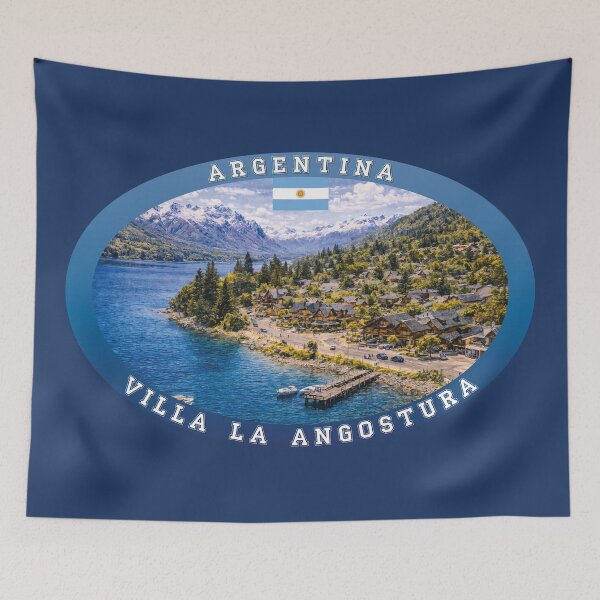 Item preview, Villa La Angostura Argentina Travel designed and sold by Thistle-TShop.