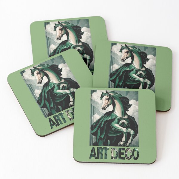 Item preview, Art deco horse designed and sold by ARTpatrycha.