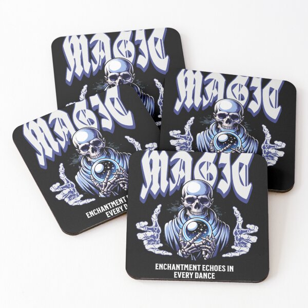 Item preview, Magic Skeleton Sorcerer - Mystical Crystal Ball Dark Art designed and sold by GenZFashion000.