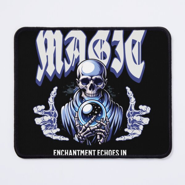 Item preview, Magic Skeleton Sorcerer - Mystical Crystal Ball Dark Art designed and sold by GenZFashion000.