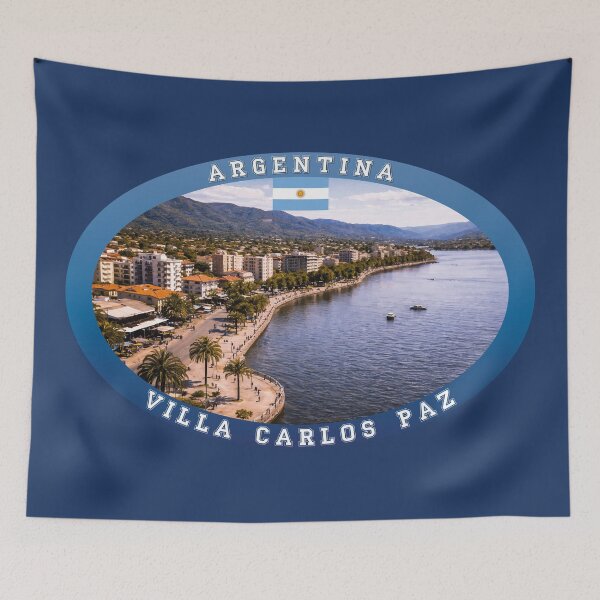 Item preview, Villa Carlos Paz Argentina Travel designed and sold by Thistle-TShop.