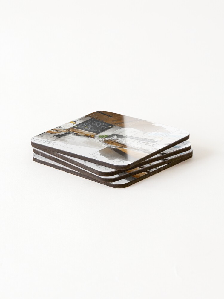 Thumbnail 4 of 5, Coasters (Set of 4), Mresidence designed and sold by RicoInStudios.