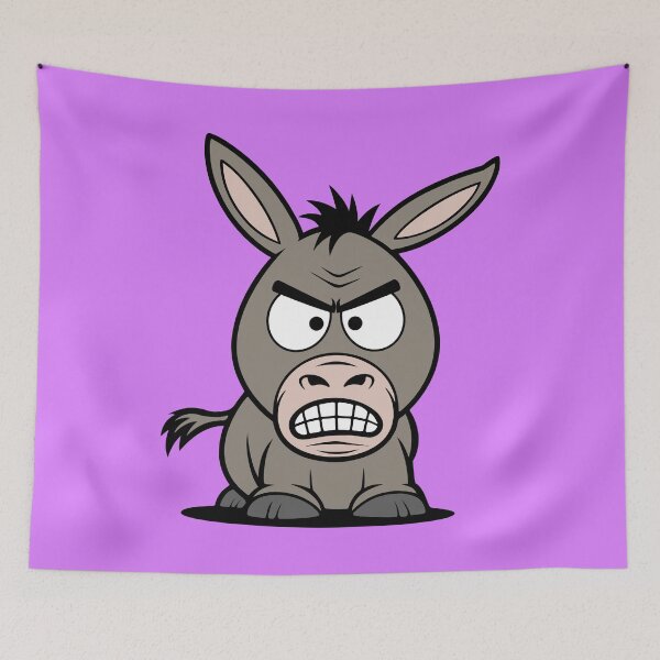 Item preview, Angry donkey designed and sold by QuanntixArt.