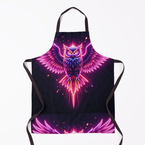 Item preview, Neon Mystic Owl designed and sold by PixelVibe782.