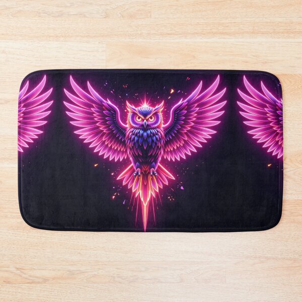 Item preview, Neon Mystic Owl designed and sold by PixelVibe782.