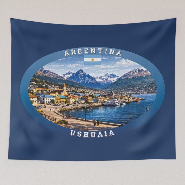 Item preview, Ushuaia Argentina Travel designed and sold by Thistle-TShop.