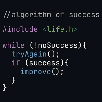 Artwork thumbnail, Algorithm of Success Code Design by CosmoMagiclk
