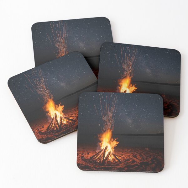 Item preview, Starlit Campfire by the Water designed and sold by PixelVibe782.