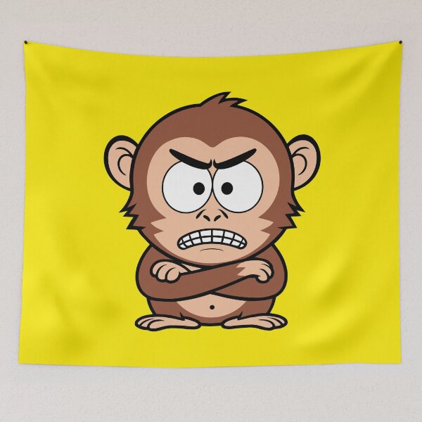 Item preview, Angry monkey designed and sold by QuanntixArt.