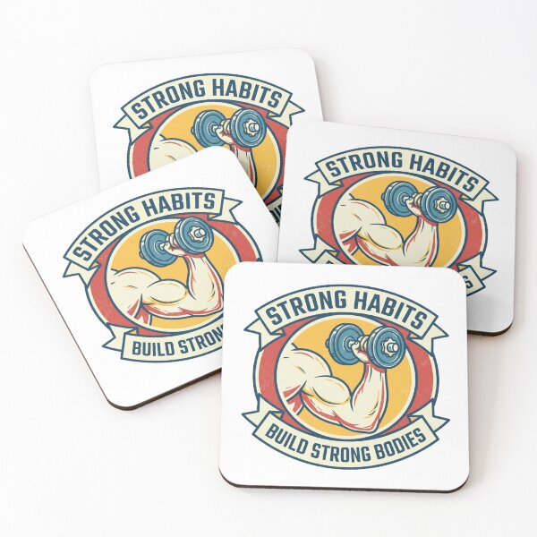 Item preview, strong habits build strong bodies t-shirt designed and sold by Shirtmart1.