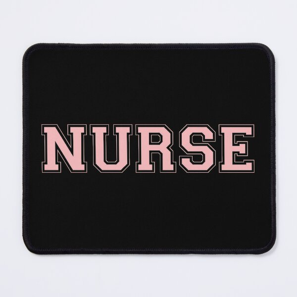Item preview, NURSE Collegiate Outline Typography designed and sold by PrettyRottenCo.