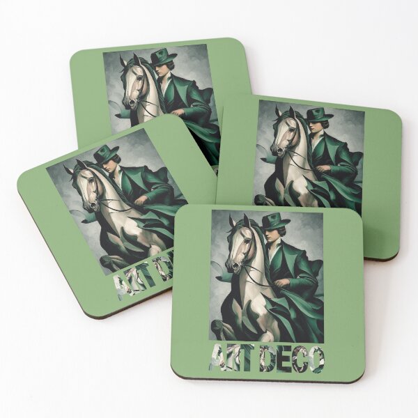 Item preview, Art deco horse riding designed and sold by ARTpatrycha.