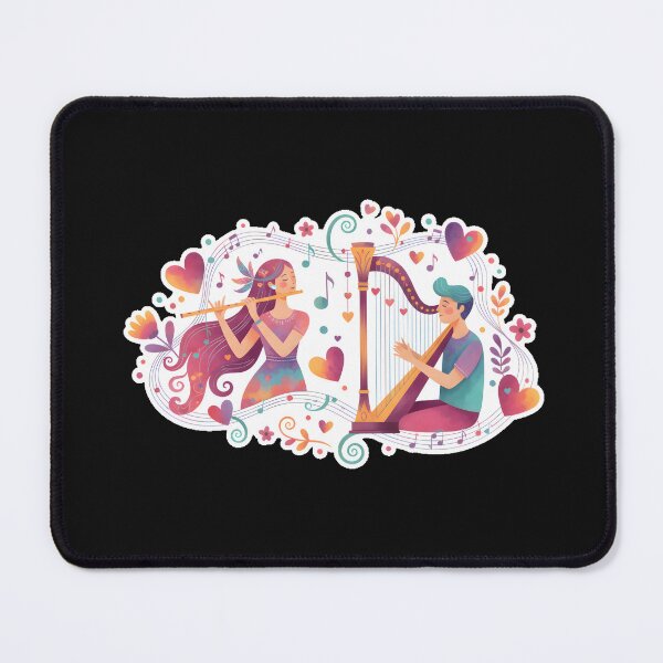 Item preview, Flute and Harp Melody of Love designed and sold by Remy-Aura.