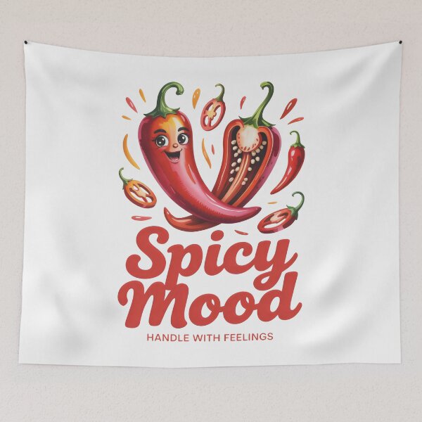 Item preview, Spicy Mood Handle With Feelings - Vibrant Chili Pepper Art designed and sold by SplashTastic.