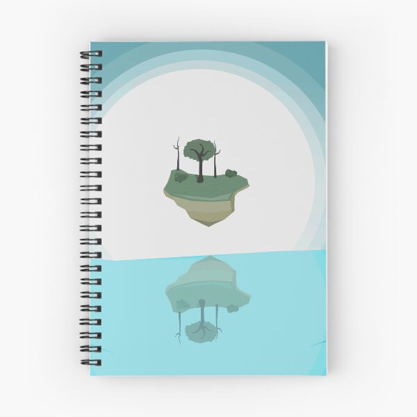 Item preview, Floating island vector landscape designed and sold by havusuoart.