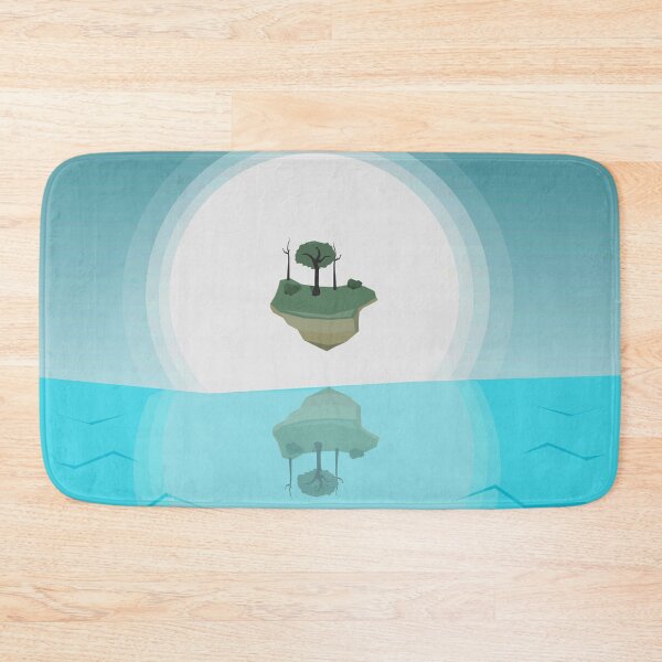 Item preview, Floating island vector landscape designed and sold by havusuoart.