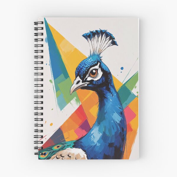 Item preview, Vibrant Peacock Portrait Modern Art designed and sold by Tootley.