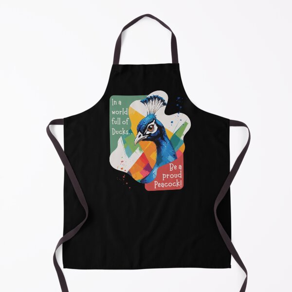 Item preview, Vibrant Peacock Portrait Modern Art designed and sold by Tootley.
