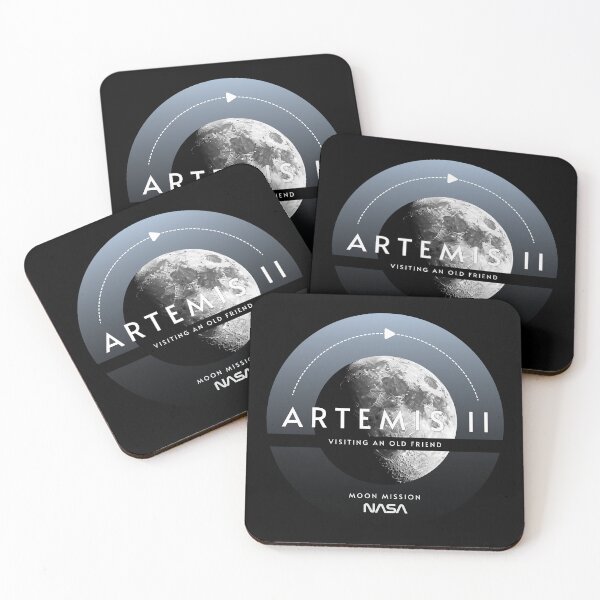 Item preview, Artemis II Moon Mission Visiting An Old Friend NASA Art designed and sold by KiwiRider.