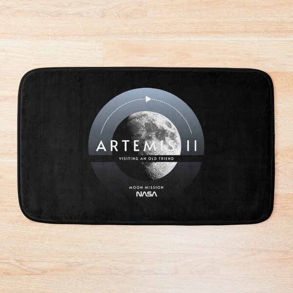 Item preview, Artemis II Moon Mission Visiting An Old Friend NASA Art designed and sold by KiwiRider.