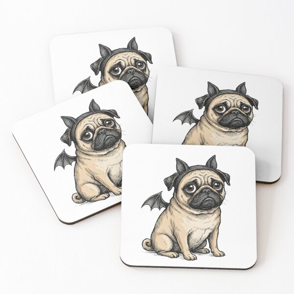 Item preview, Bat Pug designed and sold by tigers-heart.