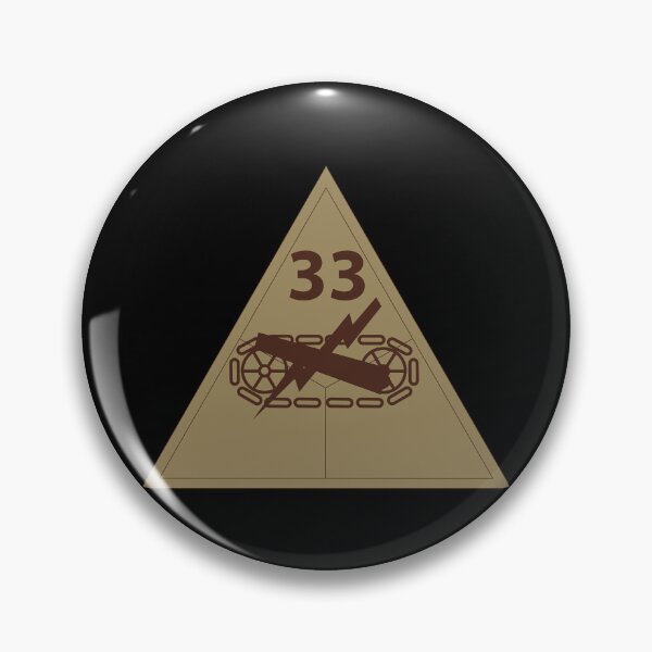 Item preview, Army - SSI - 33rd Armored Division - Subdued Desert X 300 designed and sold by Military Insignia Products.