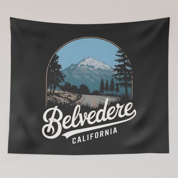 Item preview, Mountain & Trees for Hiking Lovers, Belvedere California designed and sold by MoMidoStore.