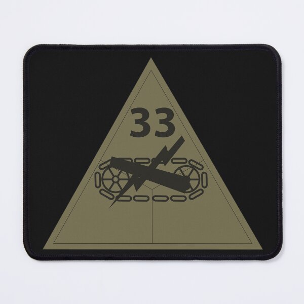 Item preview, Army - SSI - 33rd Armored Division - Subdued X 300 designed and sold by Military Insignia Products.