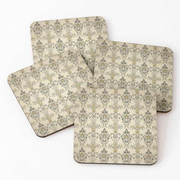 Item preview, Luxury Ancient Thai Seamless Pattern Wallpaper designed and sold by KareeTH.