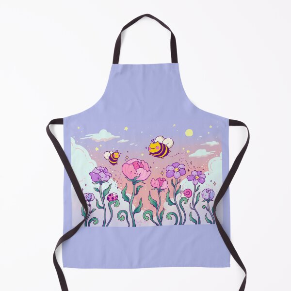Item preview, Bee Cats and Flower Field designed and sold by Plaifa-Art.