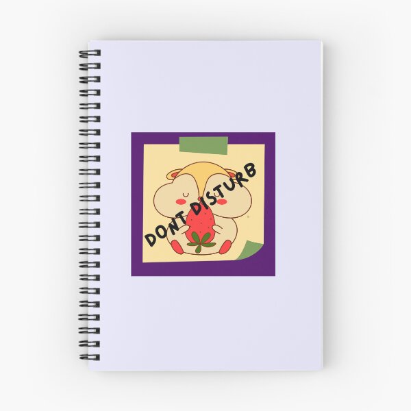 Item preview, Kawaii Animal Strawberry Sticker – Cozy Don’t Disturb designed and sold by AstrixStickers.