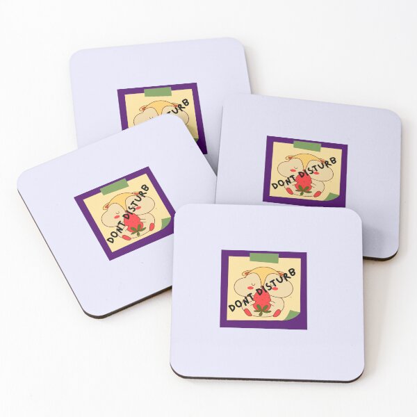 Item preview, Kawaii Animal Strawberry Sticker – Cozy Don’t Disturb designed and sold by AstrixStickers.