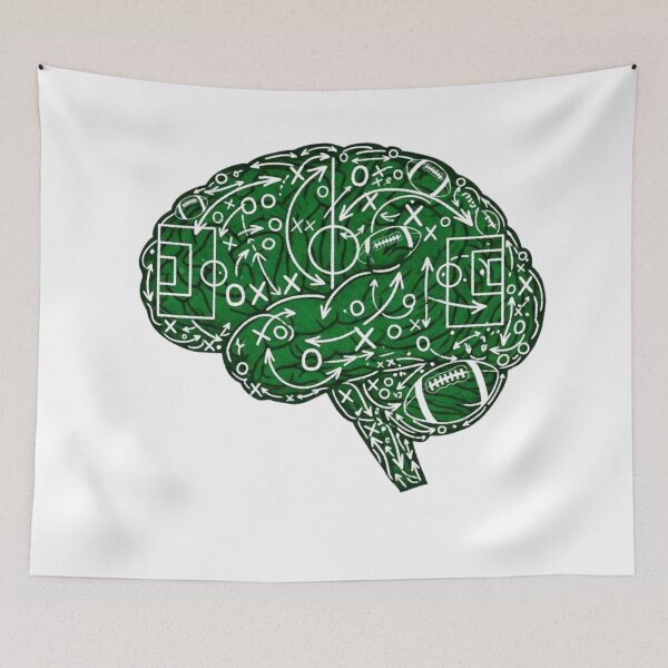 Item preview, Football Tactics Brain - Strategic Soccer Coach Art designed and sold by Mr-wow.