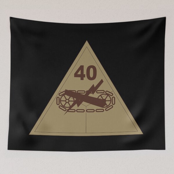 Item preview, Army - SSI - 40th Armored Division - Subdued Desert X 300 designed and sold by Military Insignia Products.