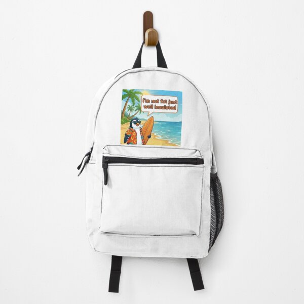 Item preview, Penguin holding surfboard designed and sold by The-odd-corner.