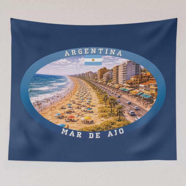 Item preview, Mar de Ajo Argentina Travel designed and sold by Thistle-TShop.