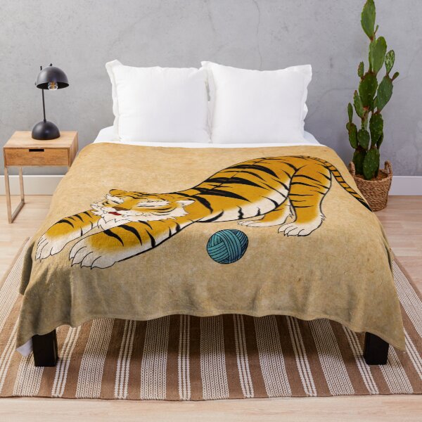 Item preview, Awakening Tiger: The Golden Stretch  designed and sold by QamarART Paintings.