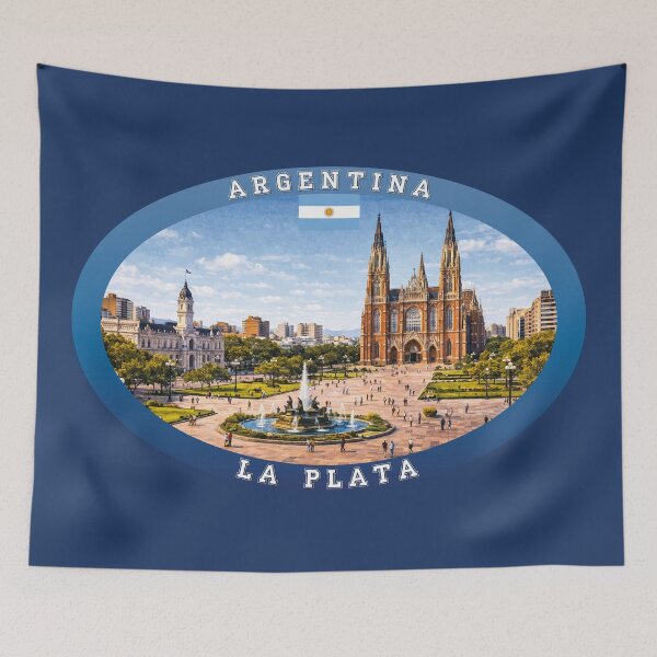 Item preview, La Plata Argentina Travel designed and sold by Thistle-TShop.