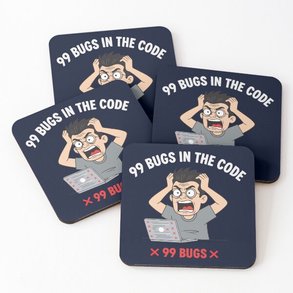 Item preview, 99 Bugs in the Code T Shirt  Funny Programmer Debugging Cartoon Humor designed and sold by Design-Pro-21.